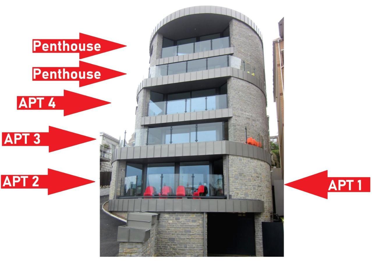4 The View Apartments Ilfracombe - Seafront, Parking, Lift, Ev Exteriör bild